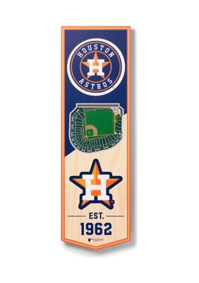 YouTheFan MLB Houston Astros 3D Stadium 6x19 Banner - Minute Maid Park