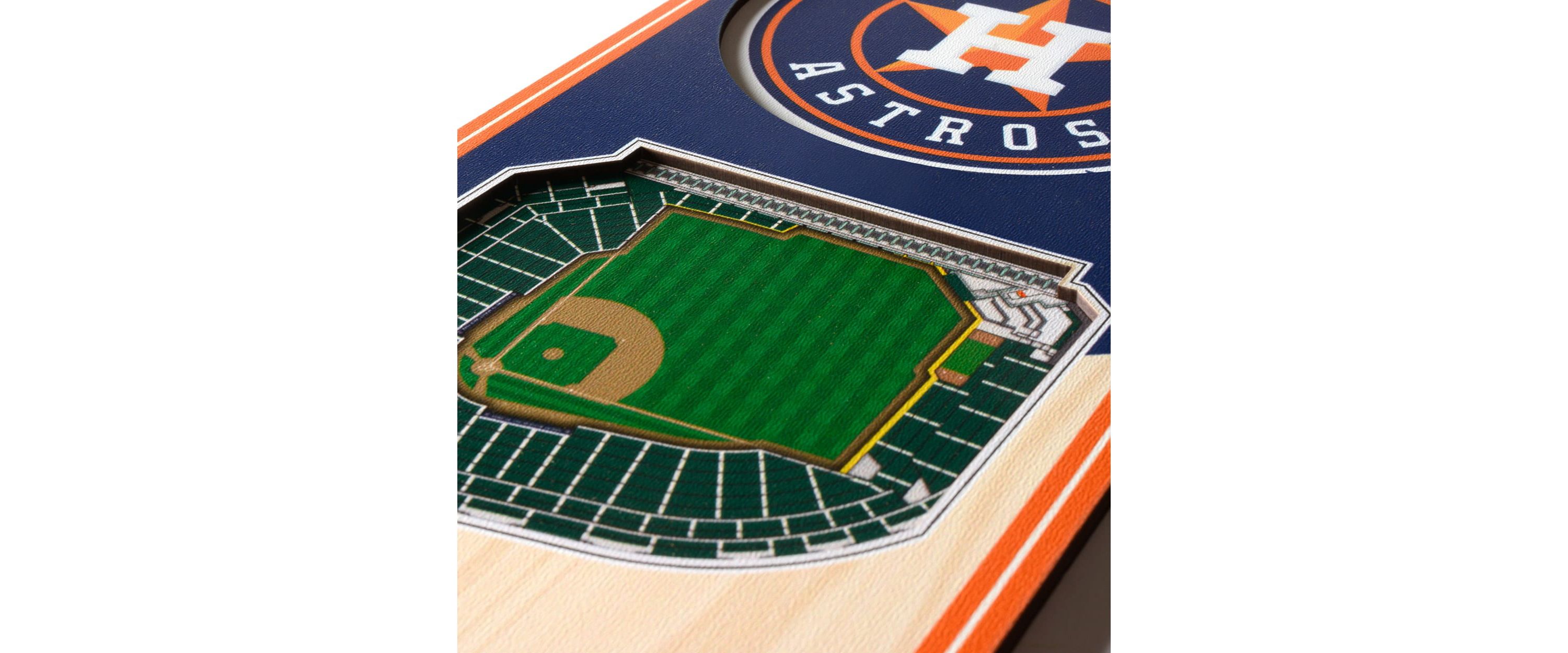 YouTheFan MLB Houston Astros 3D Stadium 6x19 Banner - Minute Maid Park