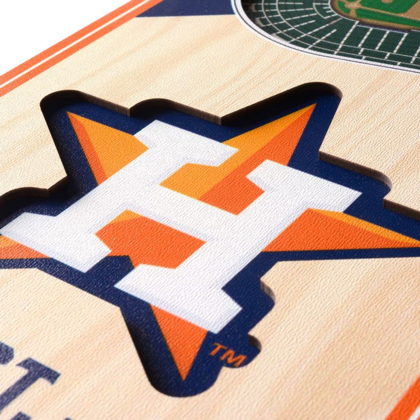 YouTheFan MLB Houston Astros 3D Stadium 6x19 Banner - Minute Maid Park
