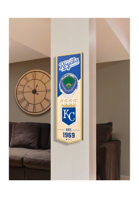 YouTheFan MLB Kansas City Royals 3D Stadium 6x19 Banner - Kauffman Stadium