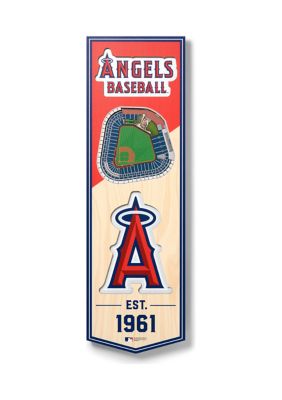 YouTheFan MLB Los Angeles Angels 3D Stadium 6x19 Banner - Angel Stadium of Anaheim