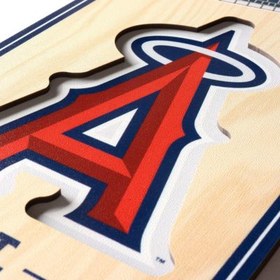 YouTheFan MLB Los Angeles Angels 3D Stadium 6x19 Banner - Angel Stadium of Anaheim