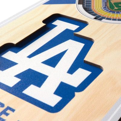 YouTheFan MLB Los Angeles Dodgers 3D Stadium 6x19 Banner - Dodger Stadium