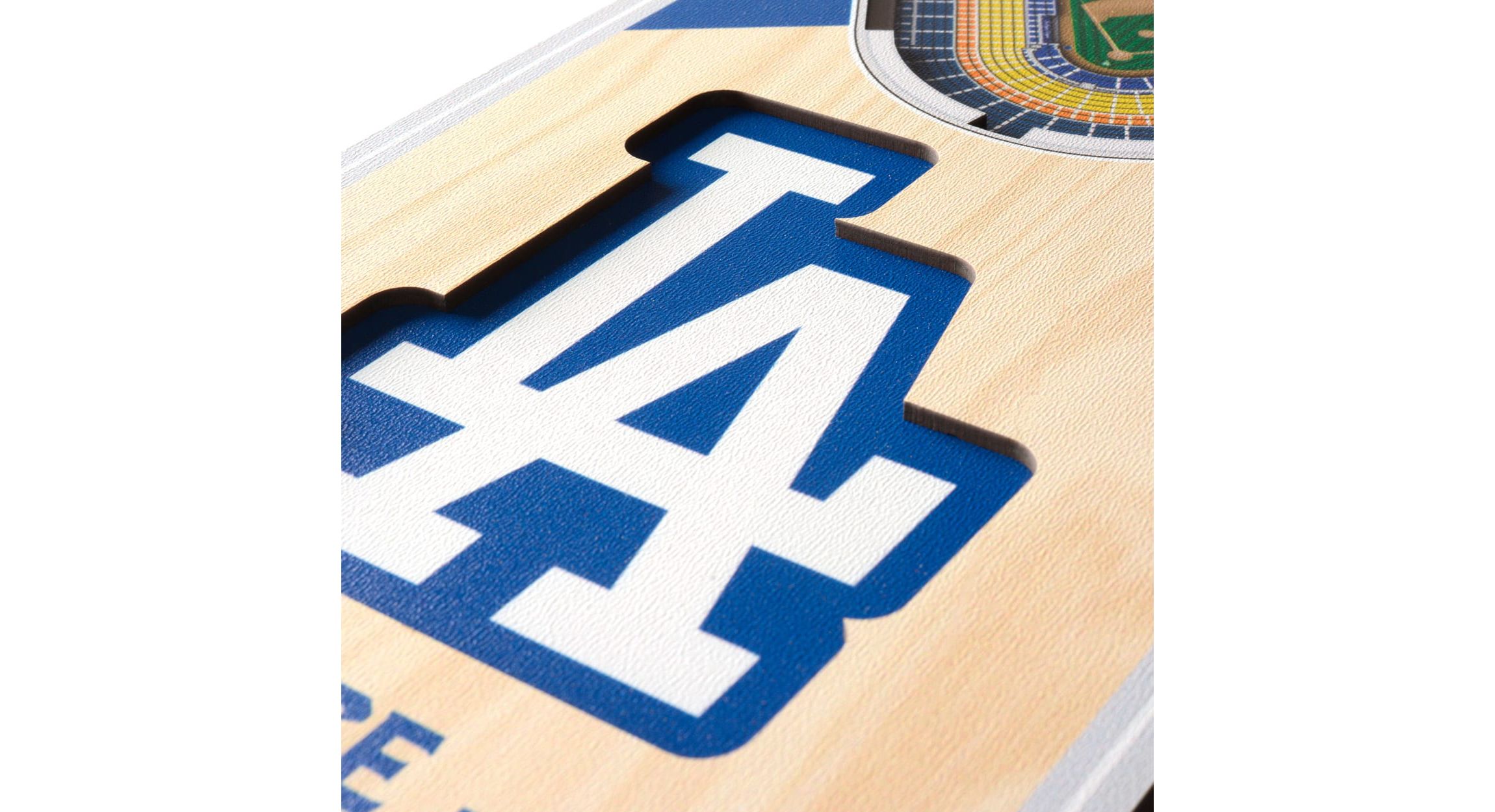 YouTheFan MLB Los Angeles Dodgers 3D Stadium 6x19 Banner - Dodger Stadium