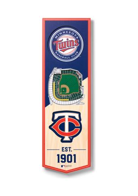 YouTheFan MLB Minnesota Twins 3D Stadium 6x19 Banner - Target Field