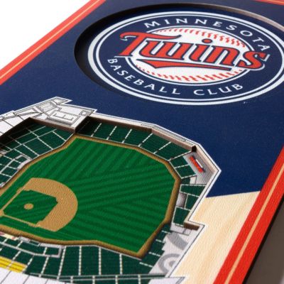 YouTheFan MLB Minnesota Twins 3D Stadium 6x19 Banner - Target Field