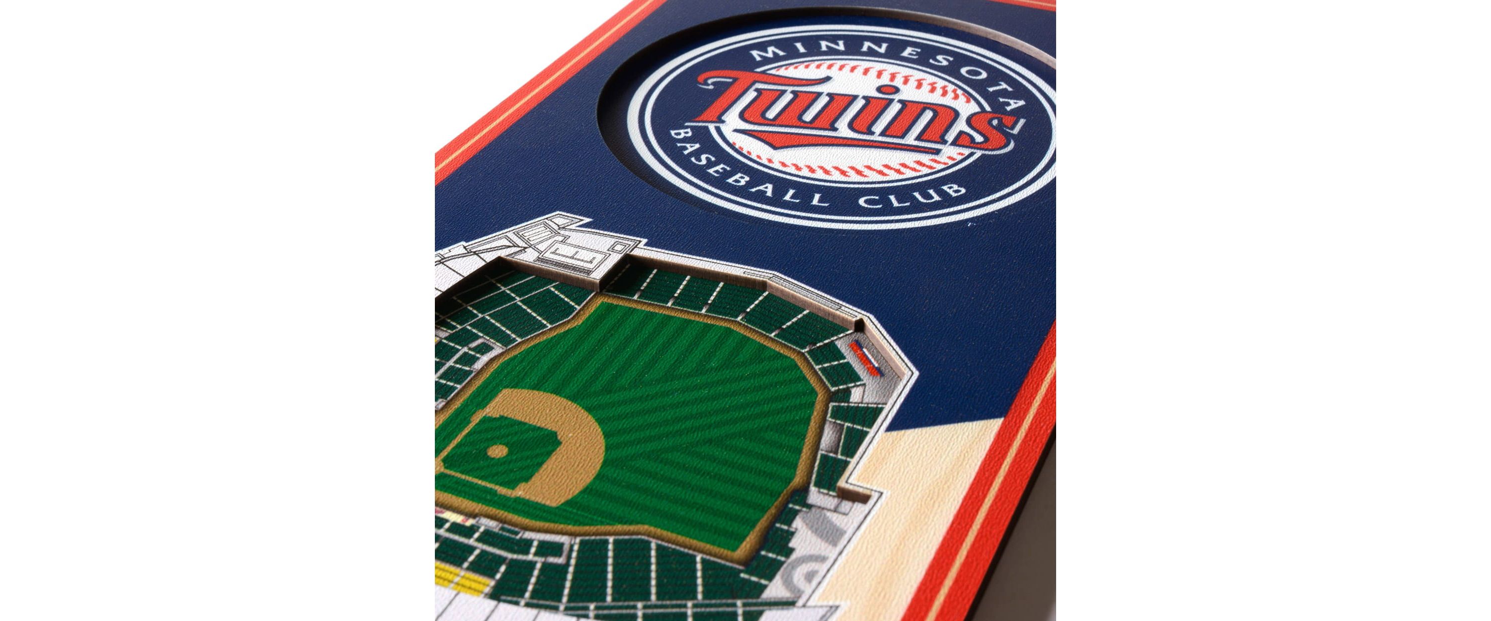 YouTheFan MLB Minnesota Twins 3D Stadium 6x19 Banner - Target Field