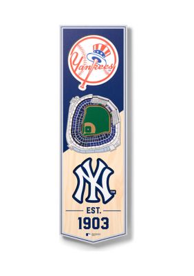 YouTheFan MLB New York Yankees 3D Stadium 6x19 Banner - Yankee Stadium