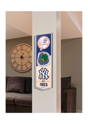 YouTheFan MLB New York Yankees 3D Stadium 6x19 Banner - Yankee Stadium