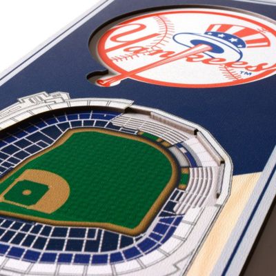 YouTheFan MLB New York Yankees 3D Stadium 6x19 Banner - Yankee Stadium