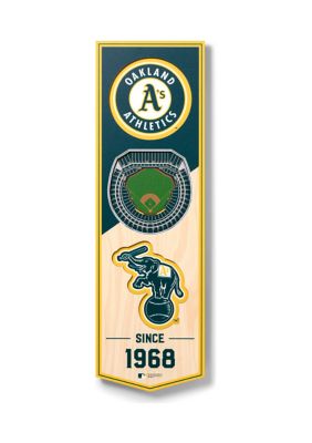 YouTheFan MLB Oakland Athletics 3D Stadium 6x19 Banner - Oakland Coliseum