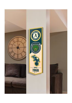 YouTheFan MLB Oakland Athletics 3D Stadium 6x19 Banner - Oakland Coliseum