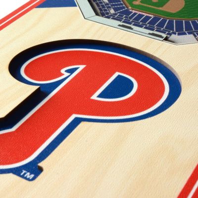 YouTheFan MLB Philadelphia Phillies 3D Stadium 6x19 Banner - Citizens Bank Park