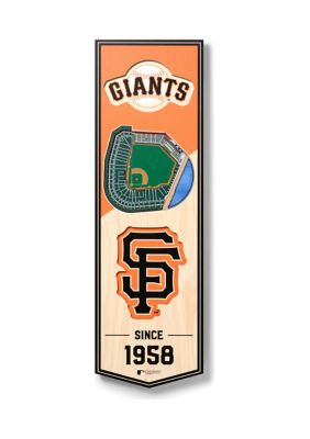 YouTheFan MLB San Francisco Giants 3D Stadium 6x19 Banner - Oracle Park