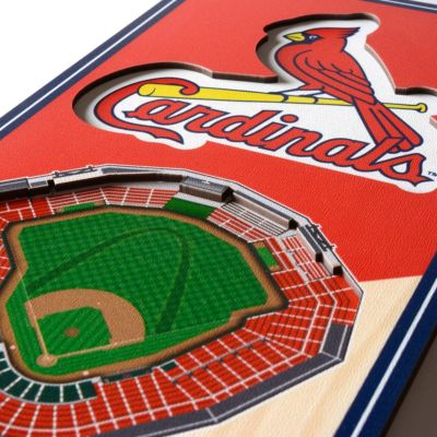 YouTheFan MLB St. Louis Cardinals 3D Stadium 6x19 Banner - Busch Stadium