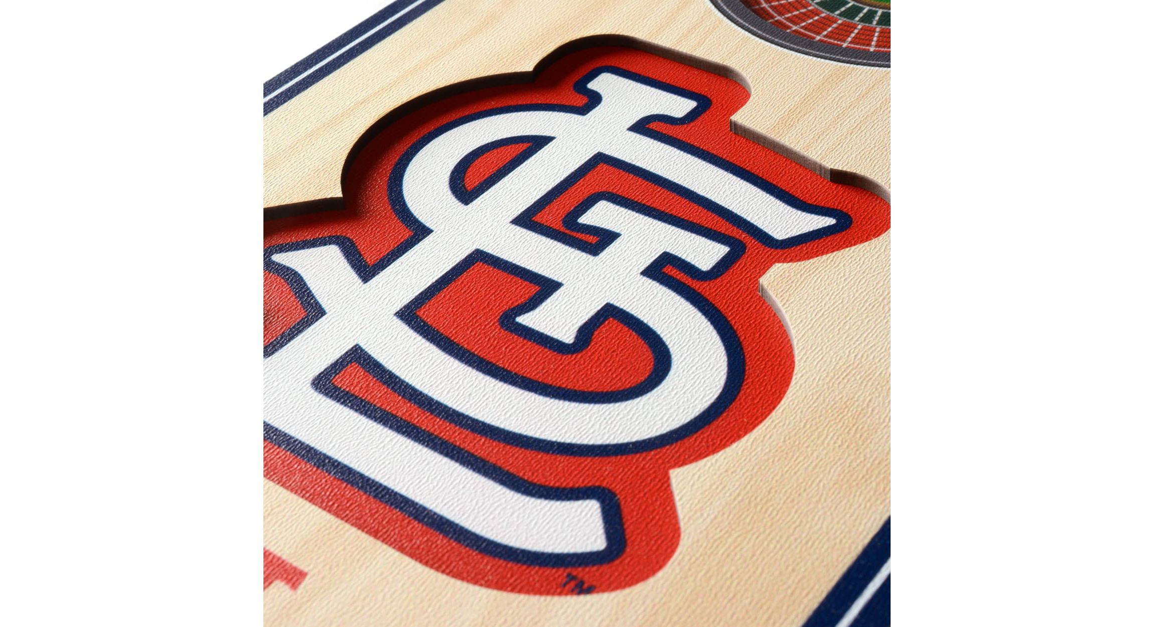 YouTheFan MLB St. Louis Cardinals 3D Stadium 6x19 Banner - Busch Stadium