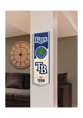 YouTheFan MLB Tampa Bay Rays 3D Stadium 6x19 Banner - Tropicana Field