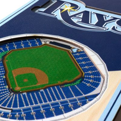 YouTheFan MLB Tampa Bay Rays 3D Stadium 6x19 Banner - Tropicana Field