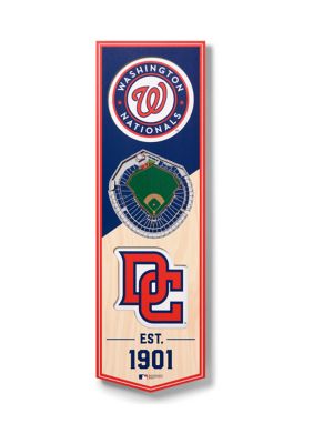 YouTheFan MLB Washington Nationals 3D Stadium 6x19 Banner - Nationals Park