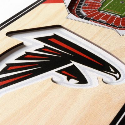 YouTheFan NFL Atlanta Falcons 3D Stadium 6x19 Banner - Benz Stadium