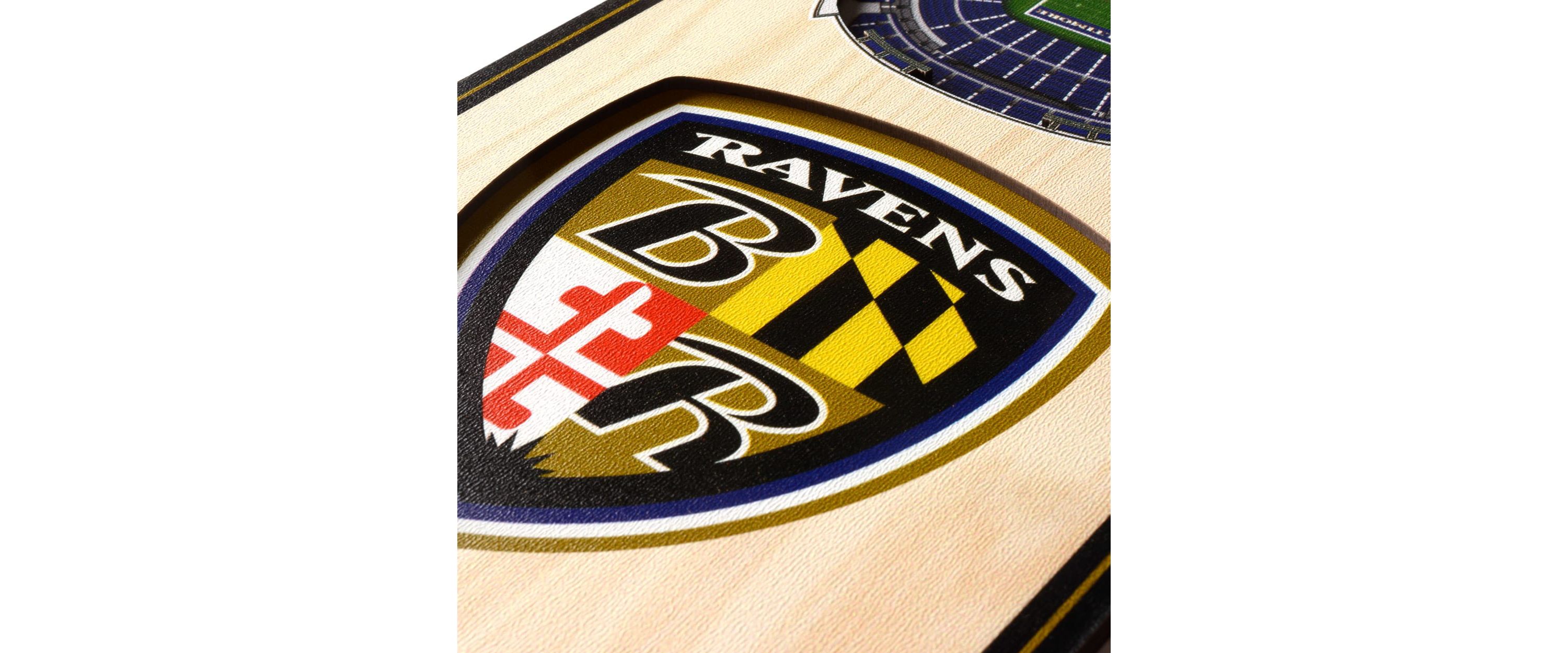 YouTheFan NFL Baltimore Ravens 3D Stadium 6x19 Banner - M&T Bank Stadium