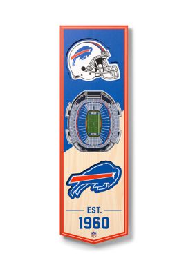 YouTheFan NFL Buffalo Bills 3D Stadium 6x19 Banner - New Era Field