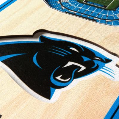 YouTheFan NFL Carolina Panthers 3D Stadium 6x19 Banner - Bank of America Stadium