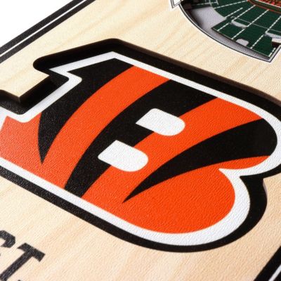 YouTheFan NFL Cincinnati Bengals 3D Stadium 6x19 Banner - Paul Brown Stadium