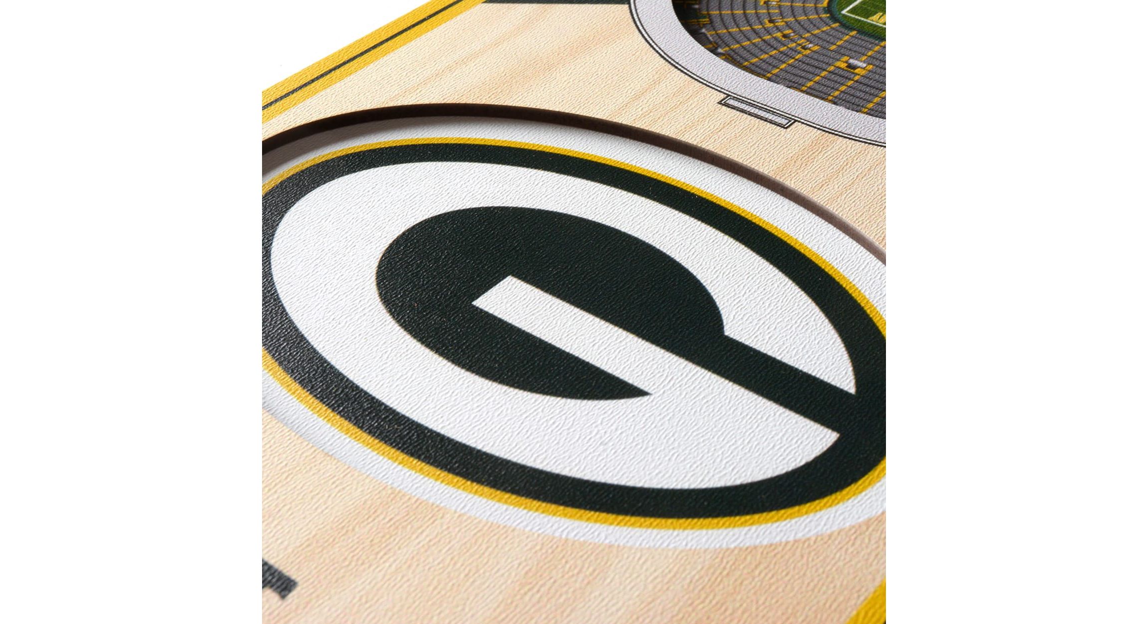 YouTheFan NFL Green Bay Packers 3D Stadium 6x19 Banner - Lambeau Field