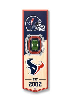 YouTheFan NFL Houston Texans 3D Stadium 6x19 Banner - NRG Stadium
