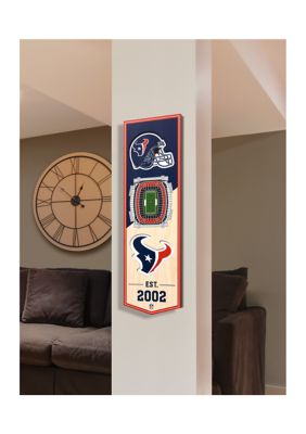 YouTheFan NFL Houston Texans 3D Stadium 6x19 Banner - NRG Stadium