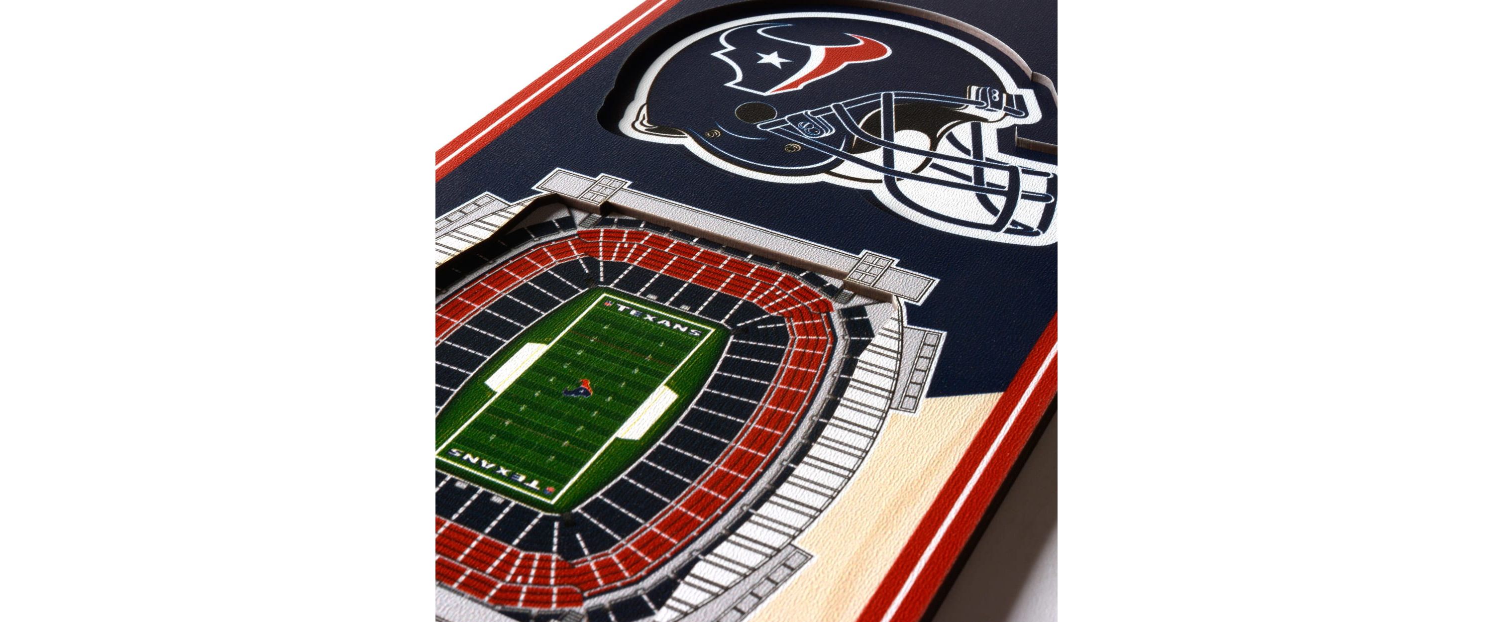 YouTheFan NFL Houston Texans 3D Stadium 6x19 Banner - NRG Stadium