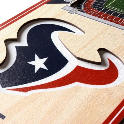 YouTheFan NFL Houston Texans 3D Stadium 6x19 Banner - NRG Stadium