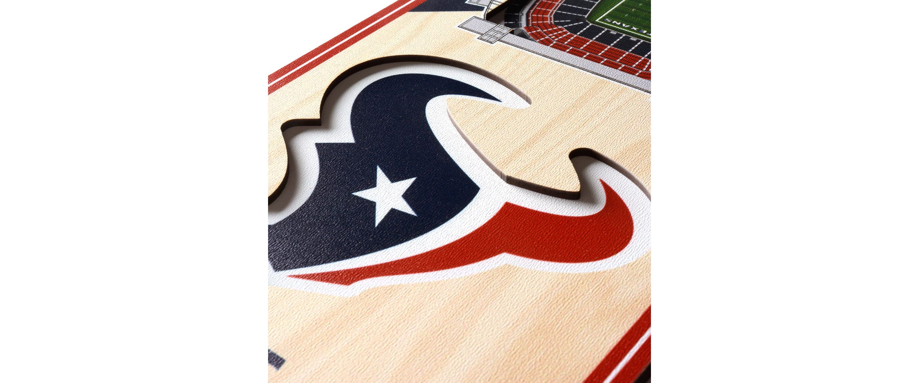 YouTheFan NFL Houston Texans 3D Stadium 6x19 Banner - NRG Stadium