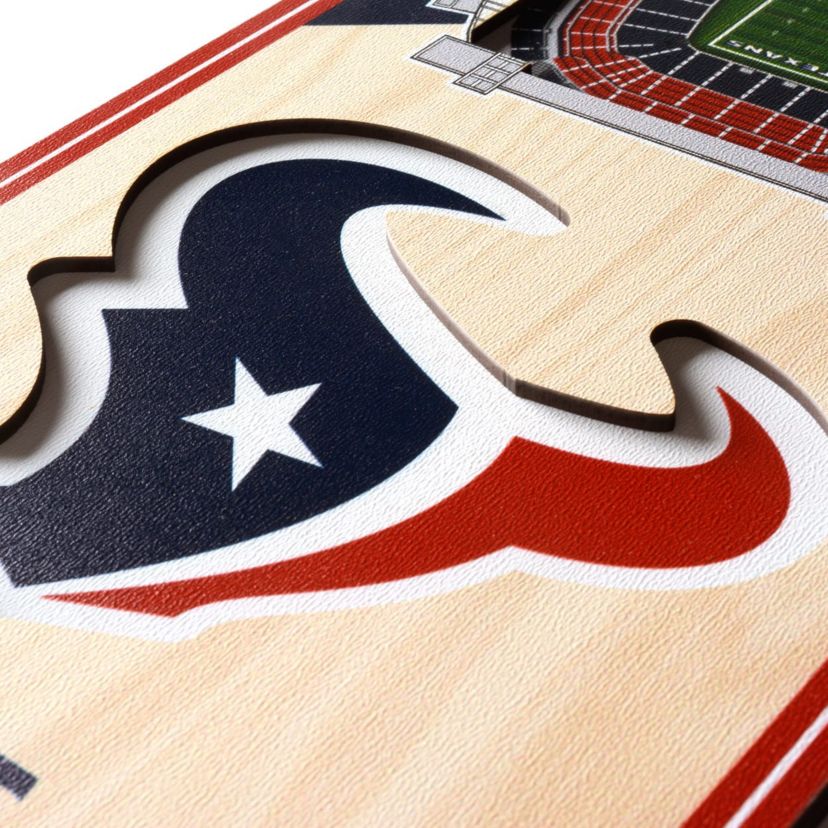 YouTheFan NFL Houston Texans 3D Stadium 6x19 Banner - NRG Stadium