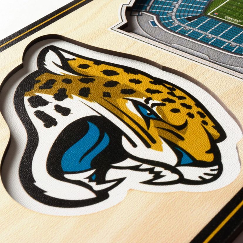 YouTheFan NFL Jacksonville Jaguars 3D Stadium 6x19 Banner - TIAA Bank Field