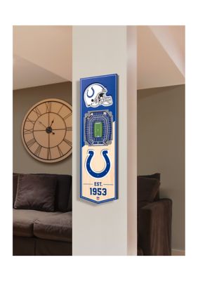 YouTheFan NFL Indianapolis Colts 3D Stadium 6x19 Banner - Lucas Oil Stadium