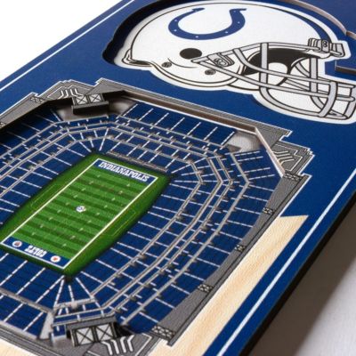 YouTheFan NFL Indianapolis Colts 3D Stadium 6x19 Banner - Lucas Oil Stadium