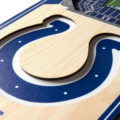 YouTheFan NFL Indianapolis Colts 3D Stadium 6x19 Banner - Lucas Oil Stadium