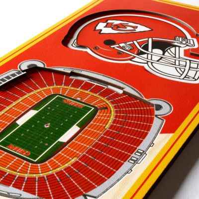 YouTheFan NFL Kansas City Chiefs 3D Stadium 6x19 Banner - Arrowhead Stadium