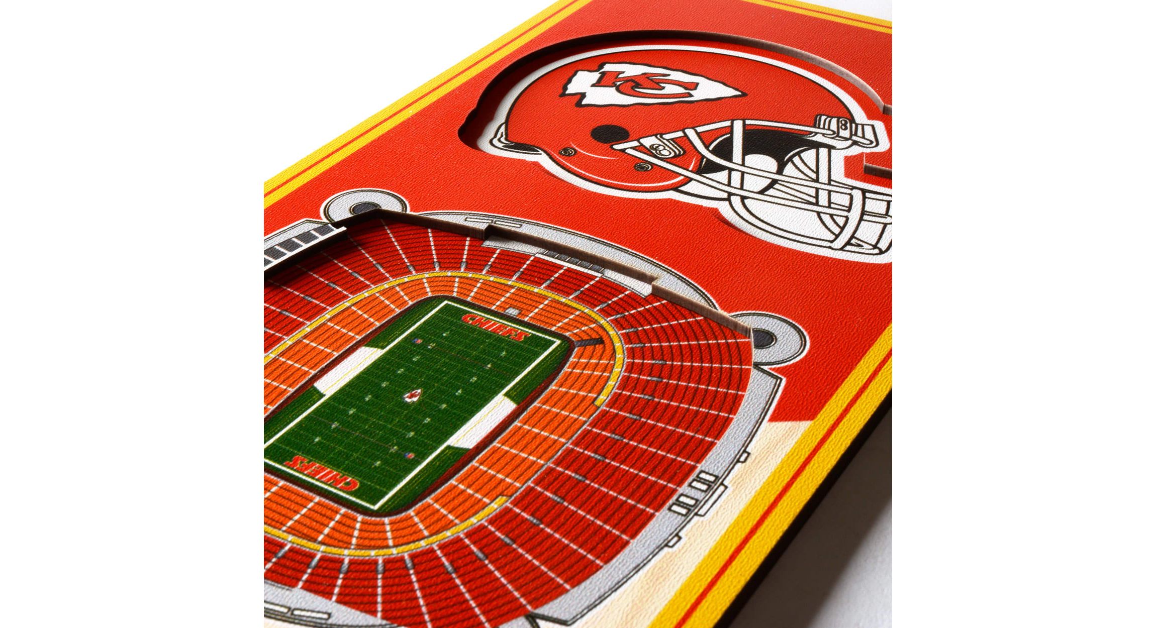 YouTheFan NFL Kansas City Chiefs 3D Stadium 6x19 Banner - Arrowhead Stadium