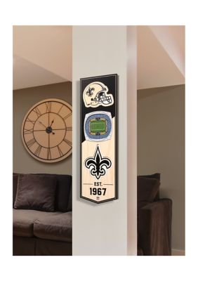 YouTheFan NFL New Orleans Saints 3D Stadium 6x19 Banner - Benz Superdome