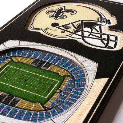 YouTheFan NFL New Orleans Saints 3D Stadium 6x19 Banner - Benz Superdome