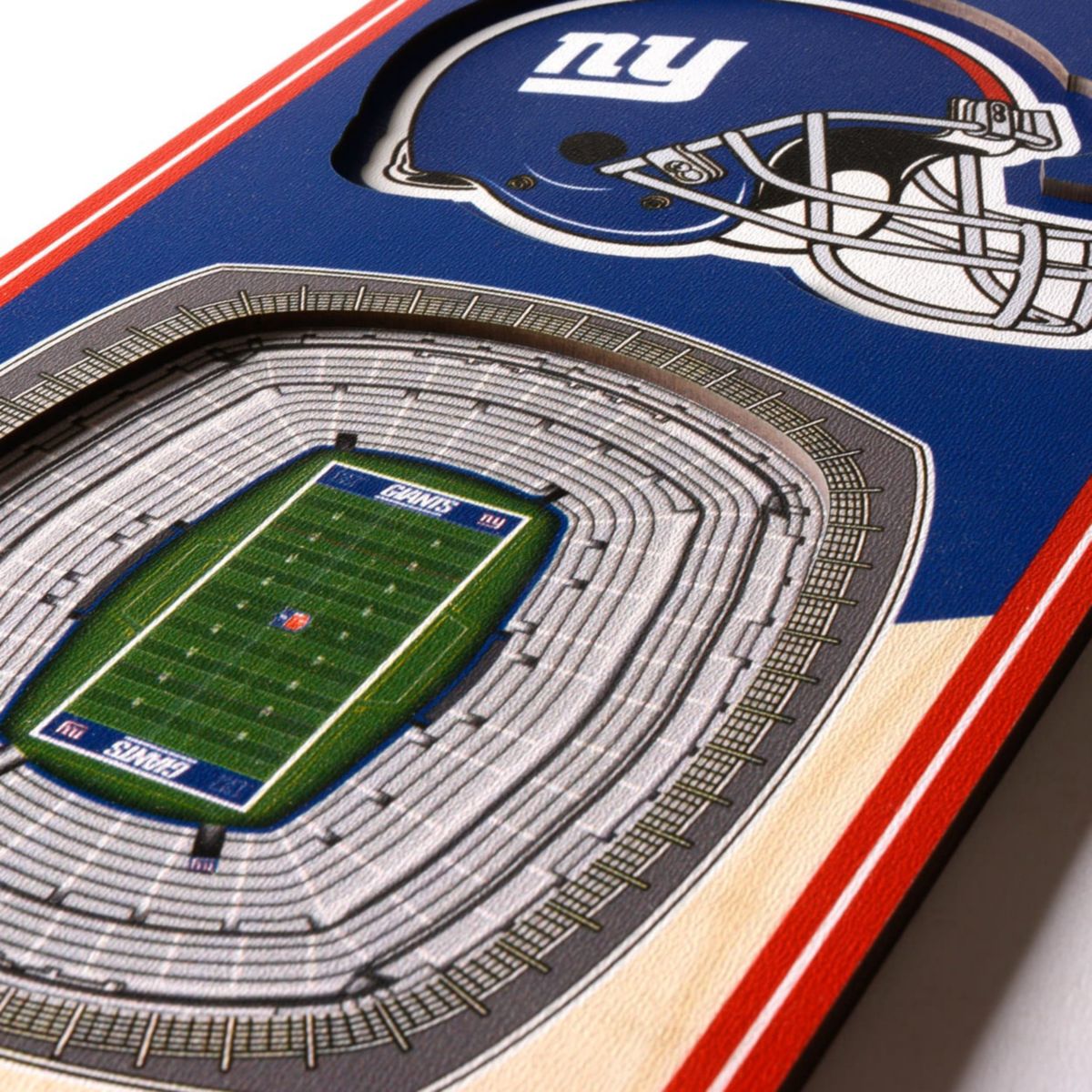 YouTheFan NFL New York Giants 3D Stadium 6x19 Banner - MetLife Stadium