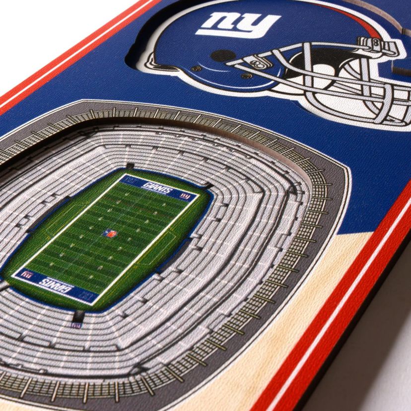 YouTheFan NFL New York Giants 3D Stadium 6x19 Banner - MetLife Stadium