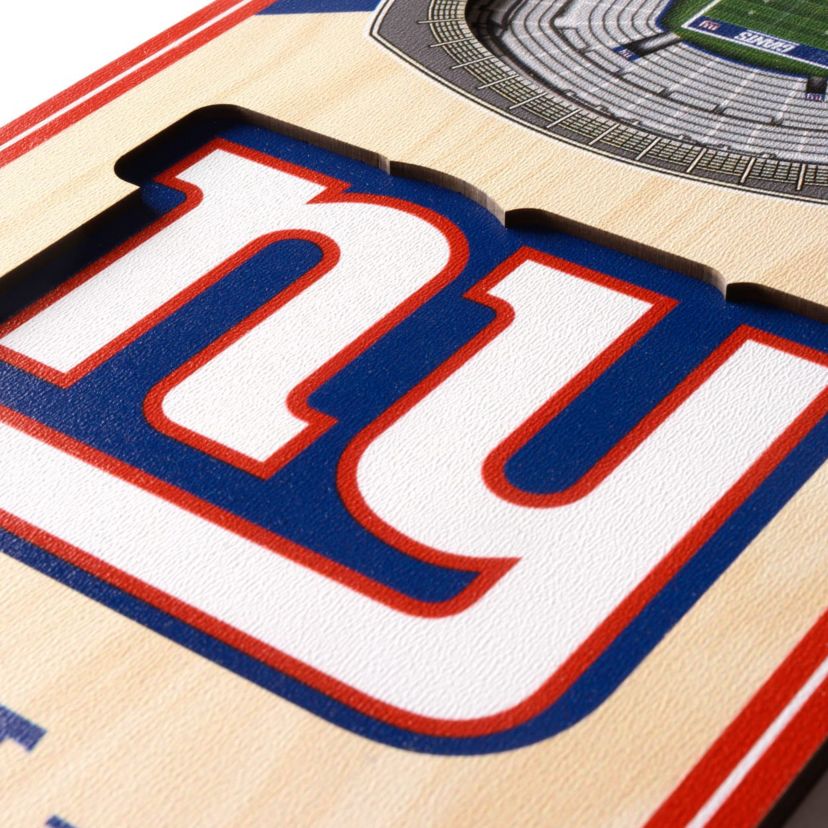 YouTheFan NFL New York Giants 3D Stadium 6x19 Banner - MetLife Stadium