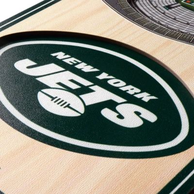 YouTheFan NFL New York Jets 3D Stadium 6x19 Banner - MetLife Stadium