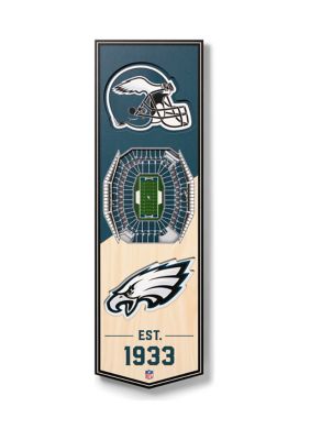 YouTheFan NFL Philadelphia Eagles 3D Stadium 6x19 Banner - Lincoln Financial Field