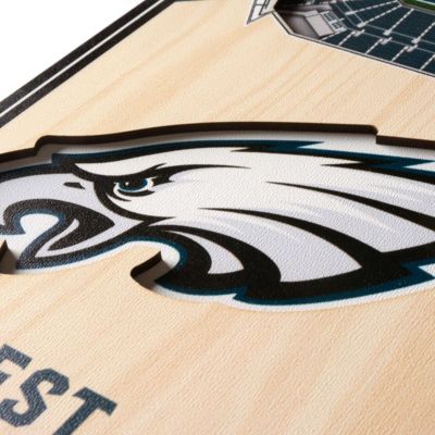 YouTheFan NFL Philadelphia Eagles 3D Stadium 6x19 Banner - Lincoln Financial Field