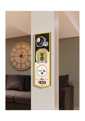 YouTheFan NFL Pittsburgh Steelers 3D Stadium 6x19 Banner - Heinz Field